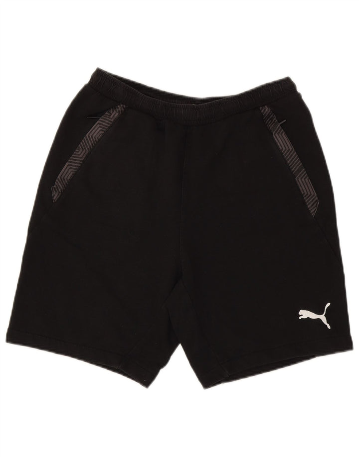 Puma Mens Sport Shorts Small  Black Cotton