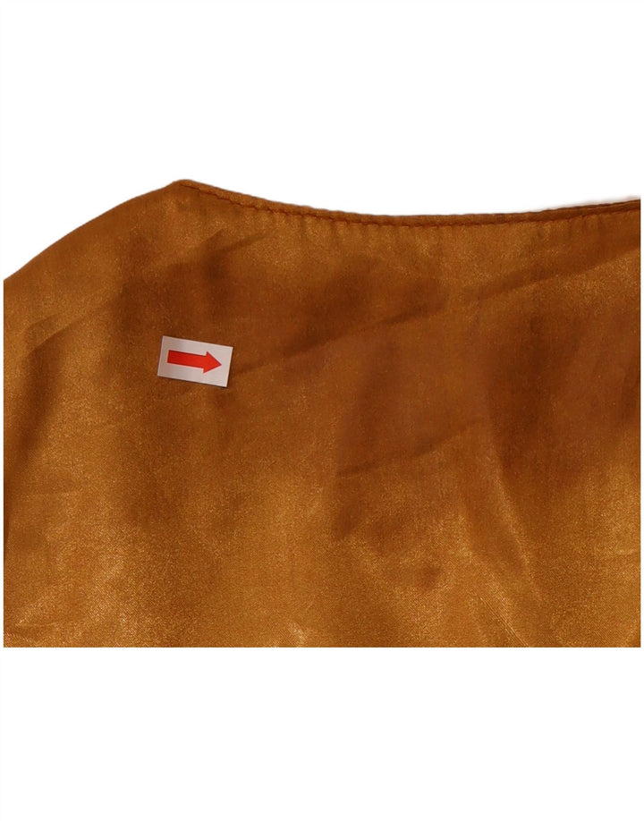 MABRUN Mens Suede Waistcoat IT 56 3XL Brown Leather
