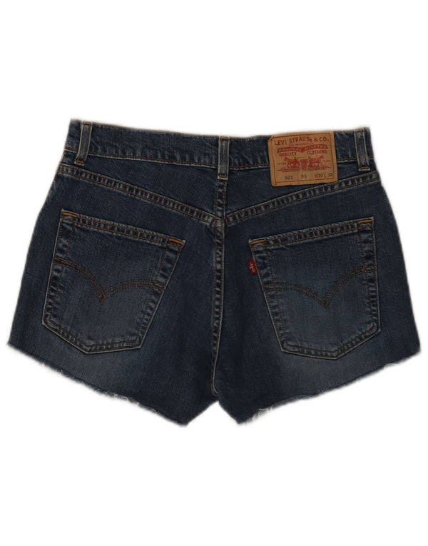 Levi's Womens 525 Denim Shorts W30 Medium  Blue Cotton