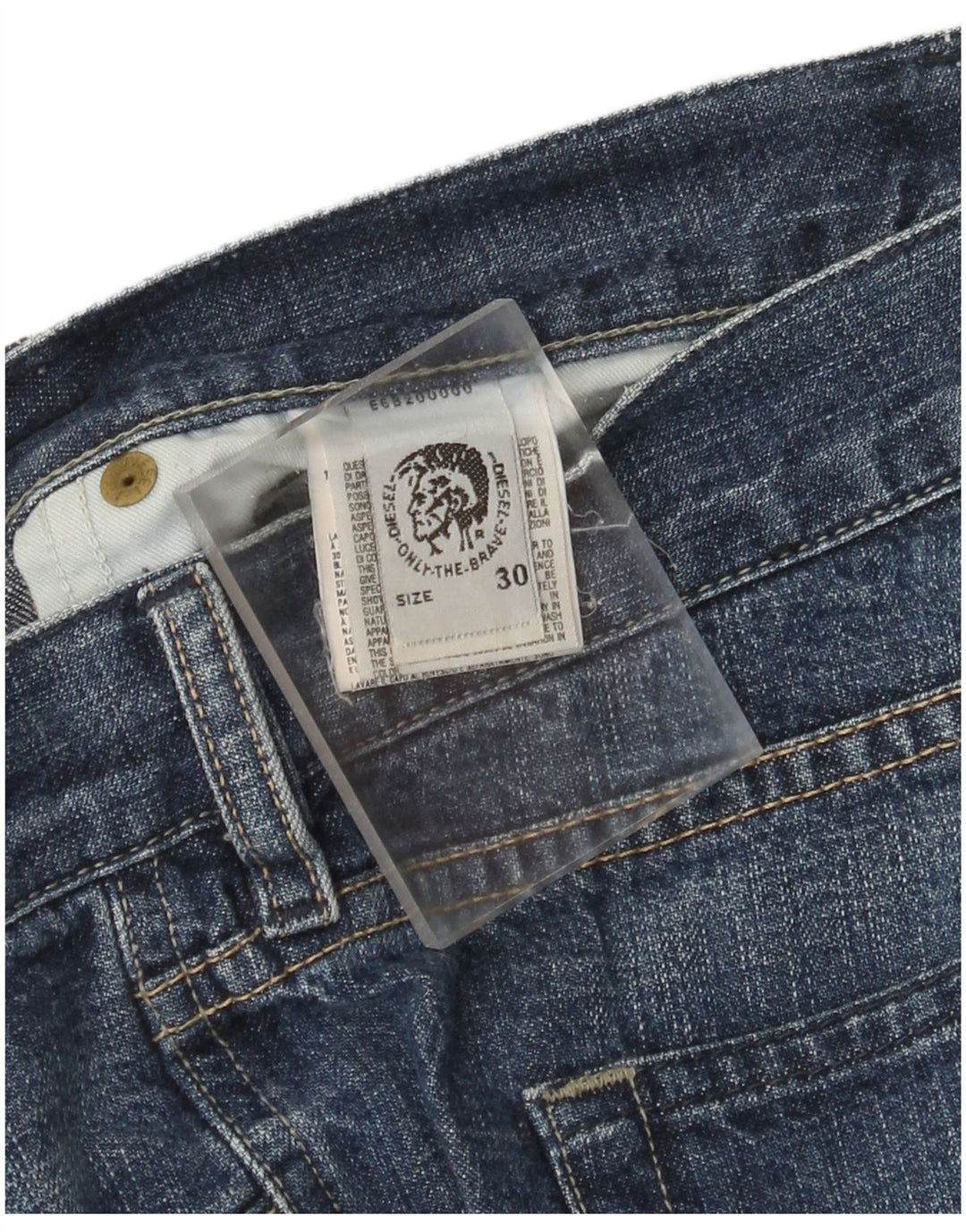 Diesel Womens Bootcut Jeans W30 L32 Blue Cotton