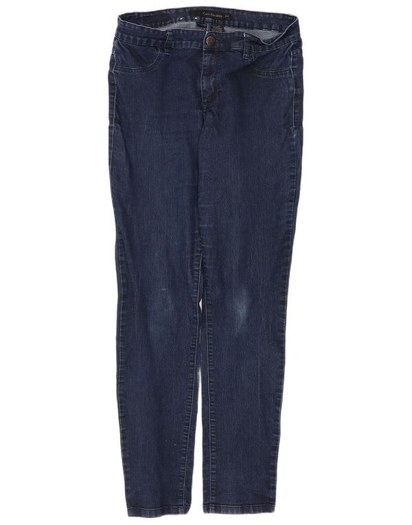 Calvin Klein Womens Legging Skinny Jeans US 12 Large W31 L32 Navy Blue