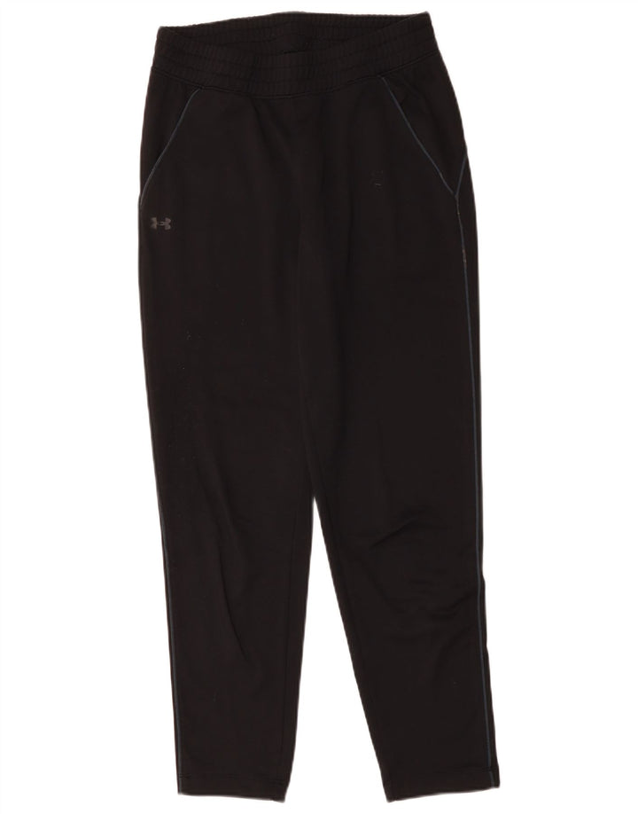 UNDER ARMOUR Womens Tracksuit Trousers UK 6 XS  Black Polyester