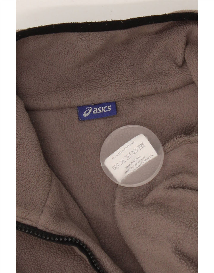 Asics Mens Fleece Jumper Medium Brown Polyester