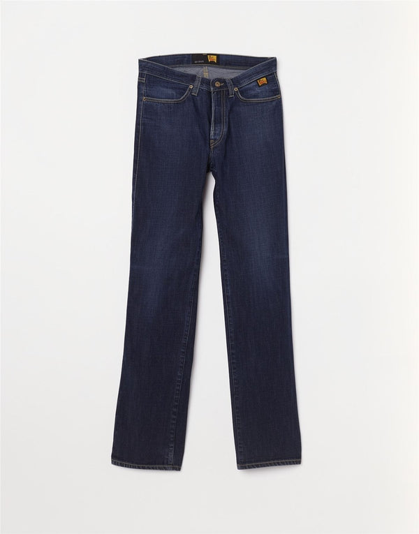 Roy Rogers Womens Straight Jeans W29 L31 Blue Cotton