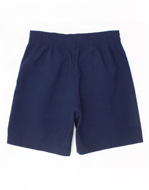 Nike Boys Sport Shorts 13-14 Years XL Navy Blue Colourblock Polyester