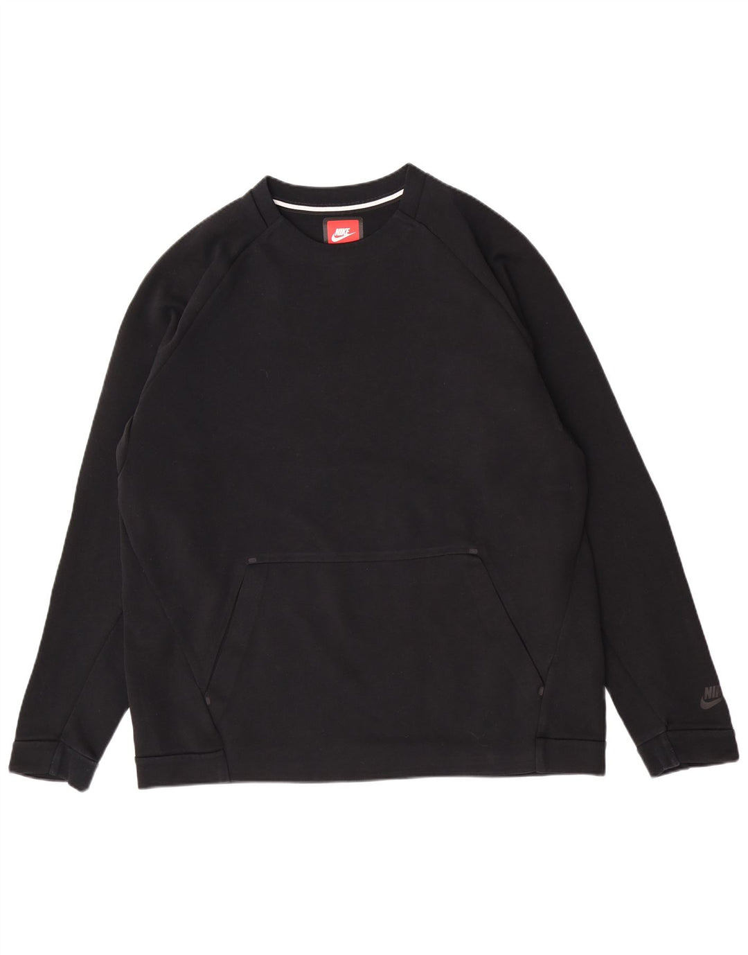Nike Mens Sweatshirt Jumper XL Black Cotton