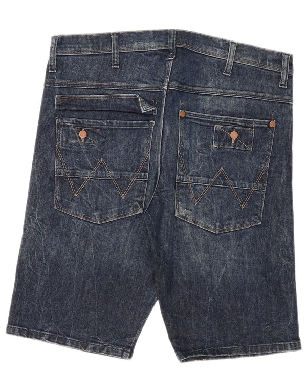 Wrangler Mens Kurt Denim Shorts W32 Medium Blue Cotton