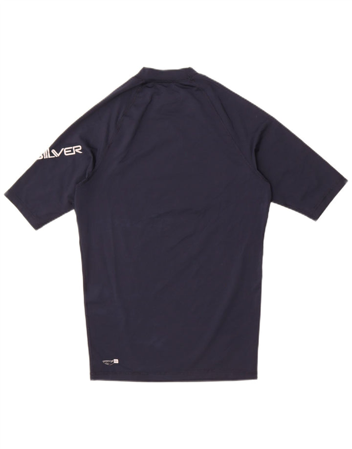 Quiksilver Mens Graphic T-Shirt Top Medium Navy Blue
