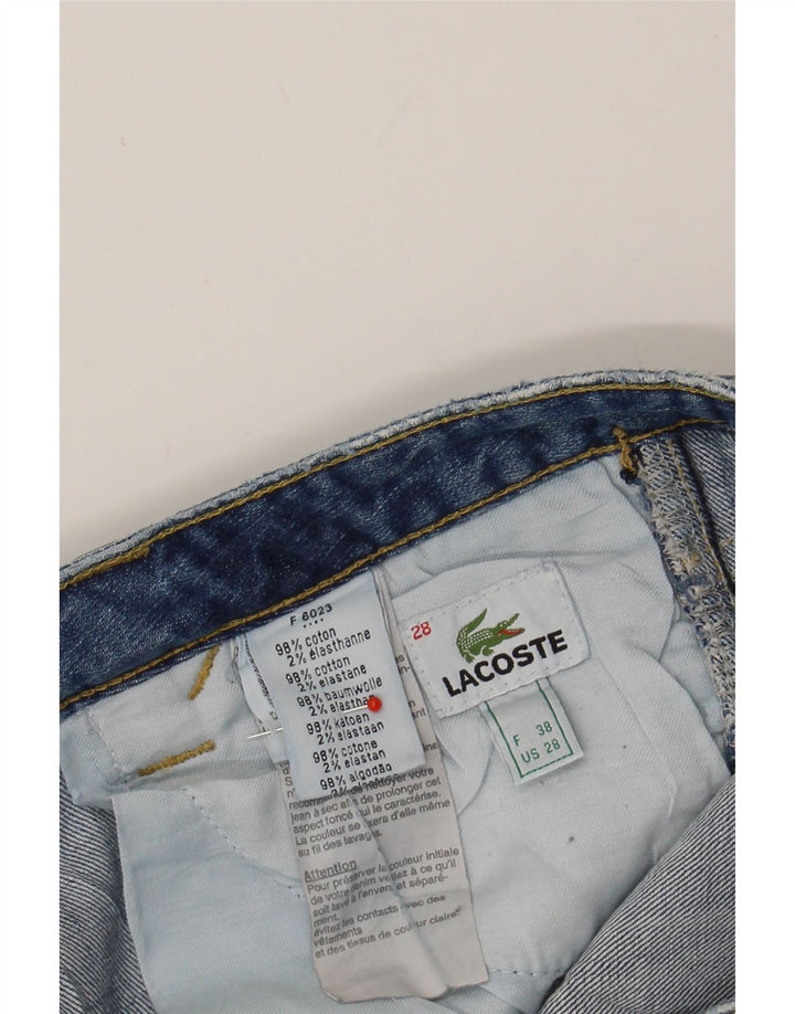 LACOSTE Womens Straight Jeans W28 L33 Blue Cotton Vintage Lacoste and Second-Hand Lacoste from Messina Hembry 