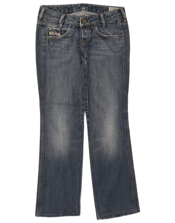 Diesel Womens Ryoth Bootcut Jeans W28 L30 Blue Cotton