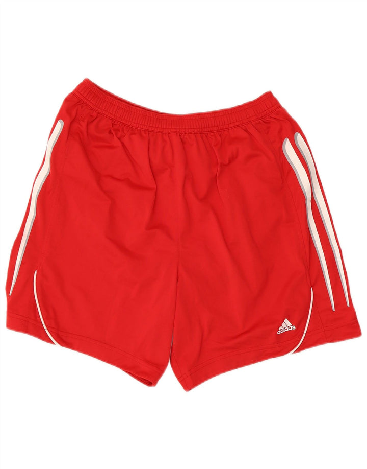 Adidas Mens Sport Shorts Medium Red Polyester