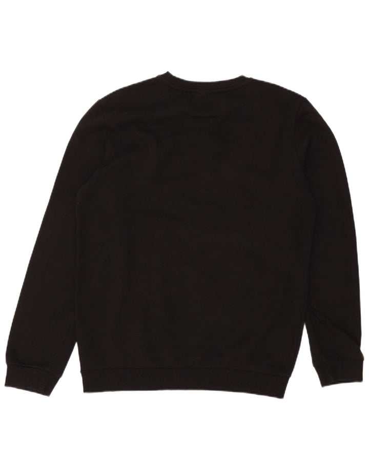 Puma Mens Graphic Sweatshirt Jumper Small Black Cotton