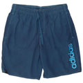 ADIDAS Mens Graphic Swimming Shorts Medium  Blue Nylon