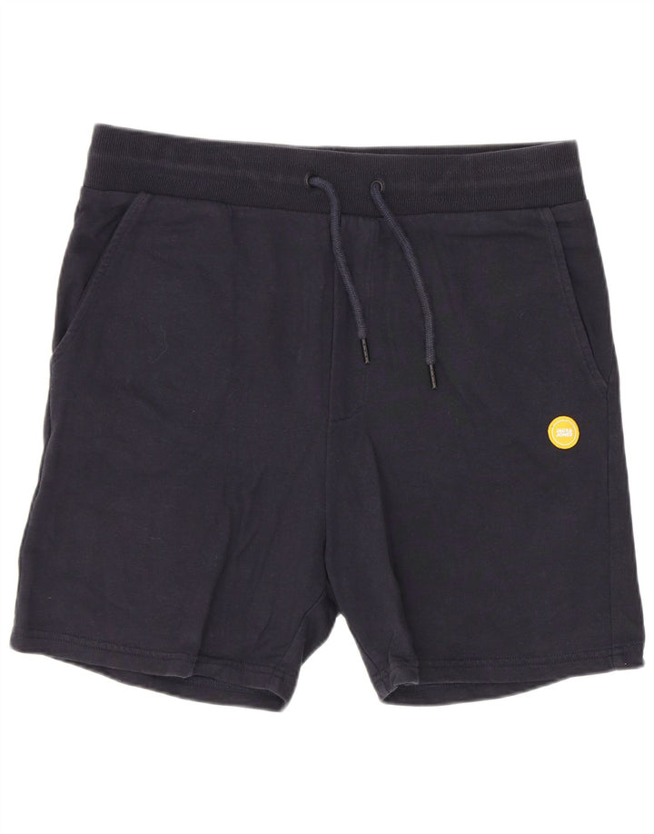 Jack & Jones Mens Sport Shorts Medium Navy Blue Cotton