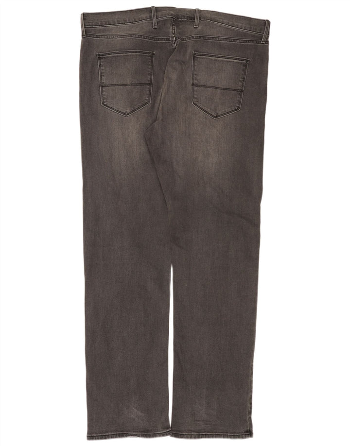 Marks & Spencer Mens Straight Jeans W38 L33 Grey Cotton