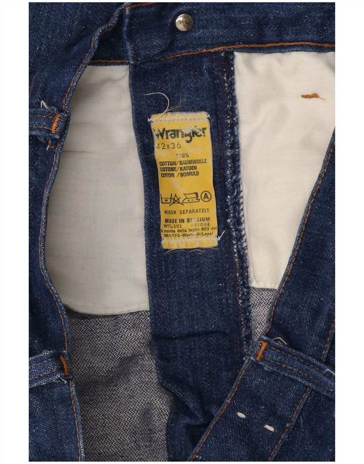 WRANGLER Womens Bootcut Jeans W42 L28 Blue Cotton