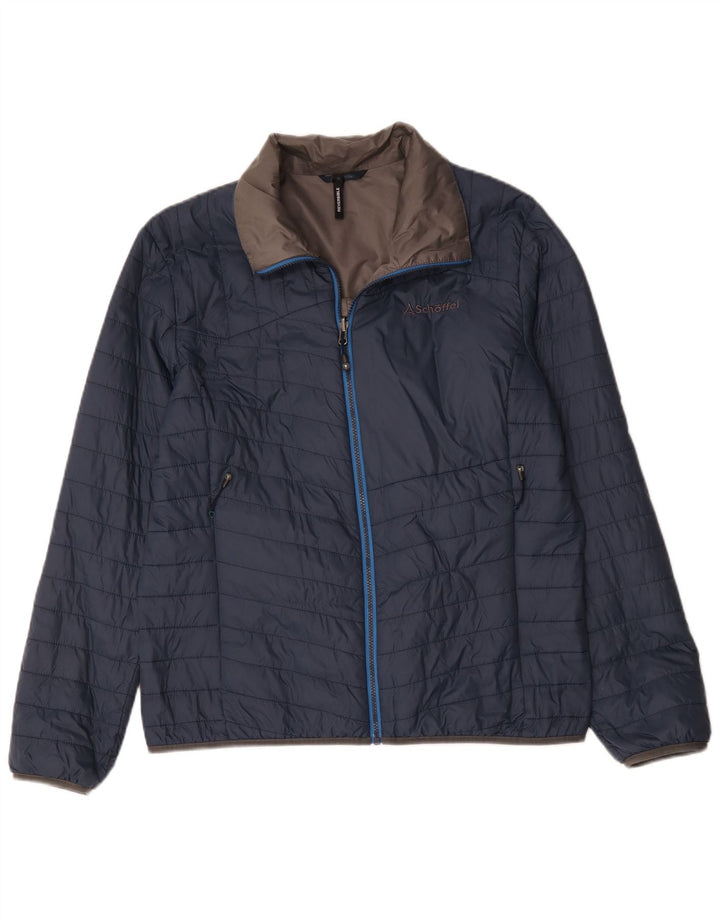 Schoffel Mens Padded Jacket UK 44 2XL Navy Blue Polyamide