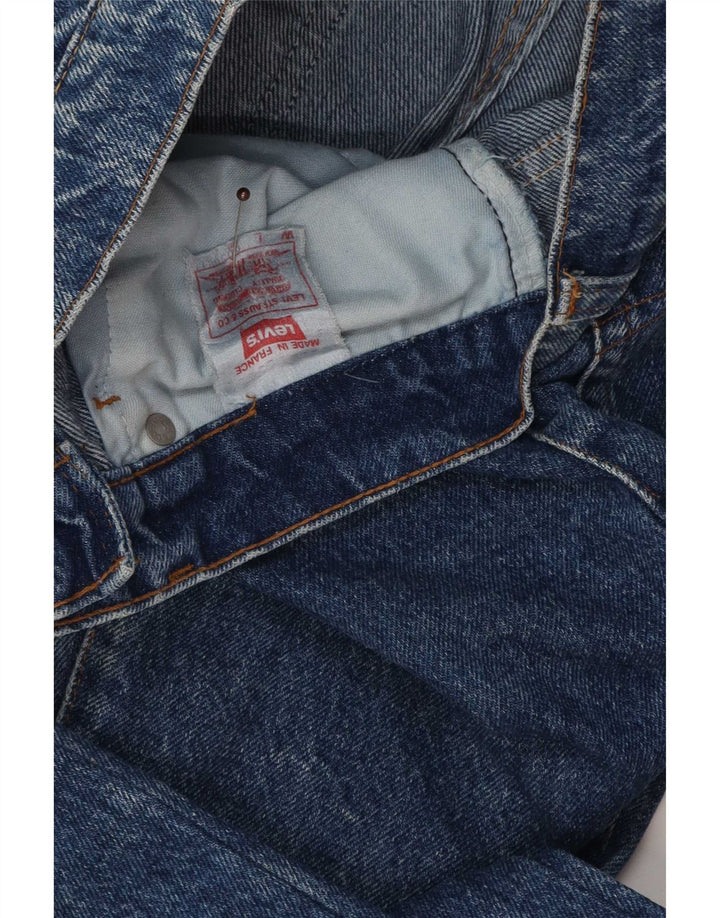 Levi's Womens Straight Jeans W26 L27 Blue Cotton