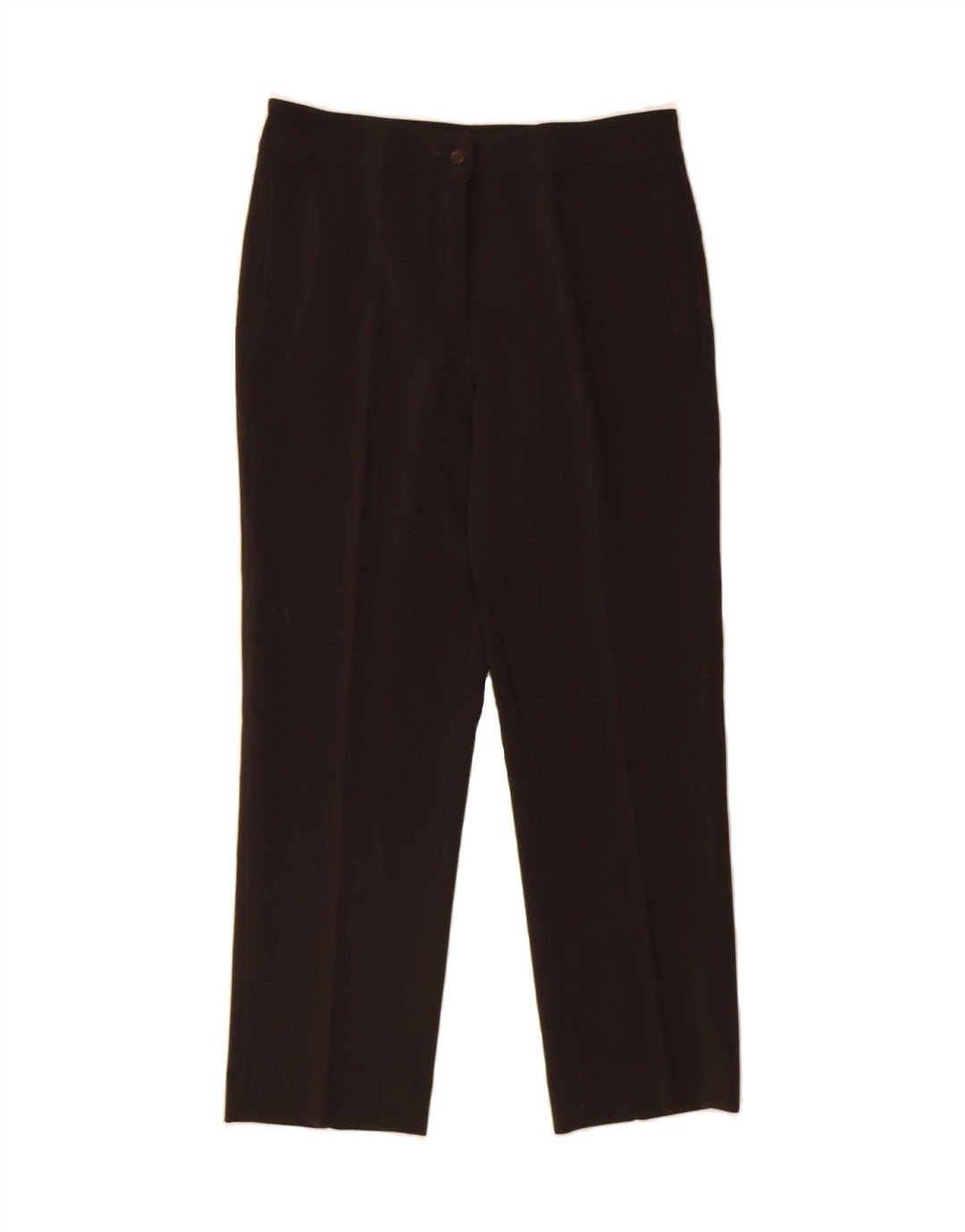 ROCCOBAROCCO Womens Straight Chino Trousers W34 L28 Brown Polyester Vintage Roccobarocco and Second-Hand Roccobarocco from Messina Hembry 