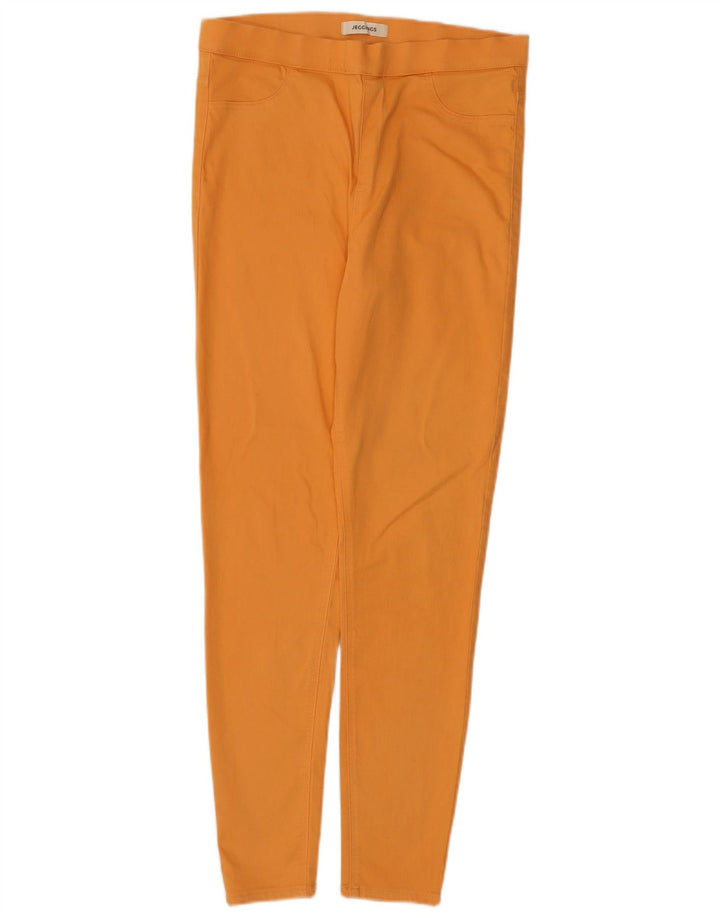 Marks & Spencer Womens Leggings UK 14 Large  Yellow Cotton