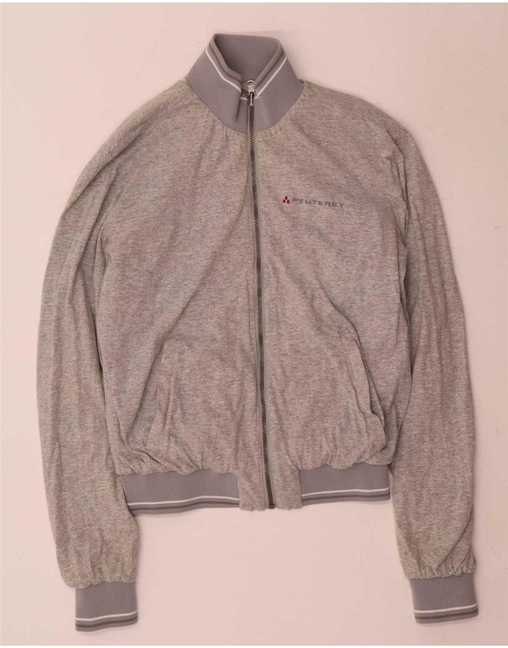 PEUTEREY Girls Reversible Jacket 15-16 Years 3XL Grey Polyester