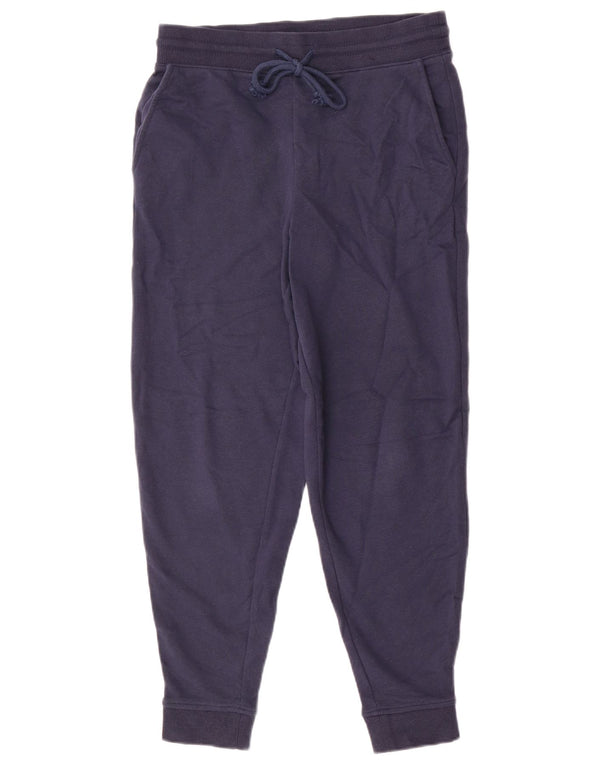 Marks & Spencer Womens Tracksuit Trousers Joggers UK 10 Small Navy Blue