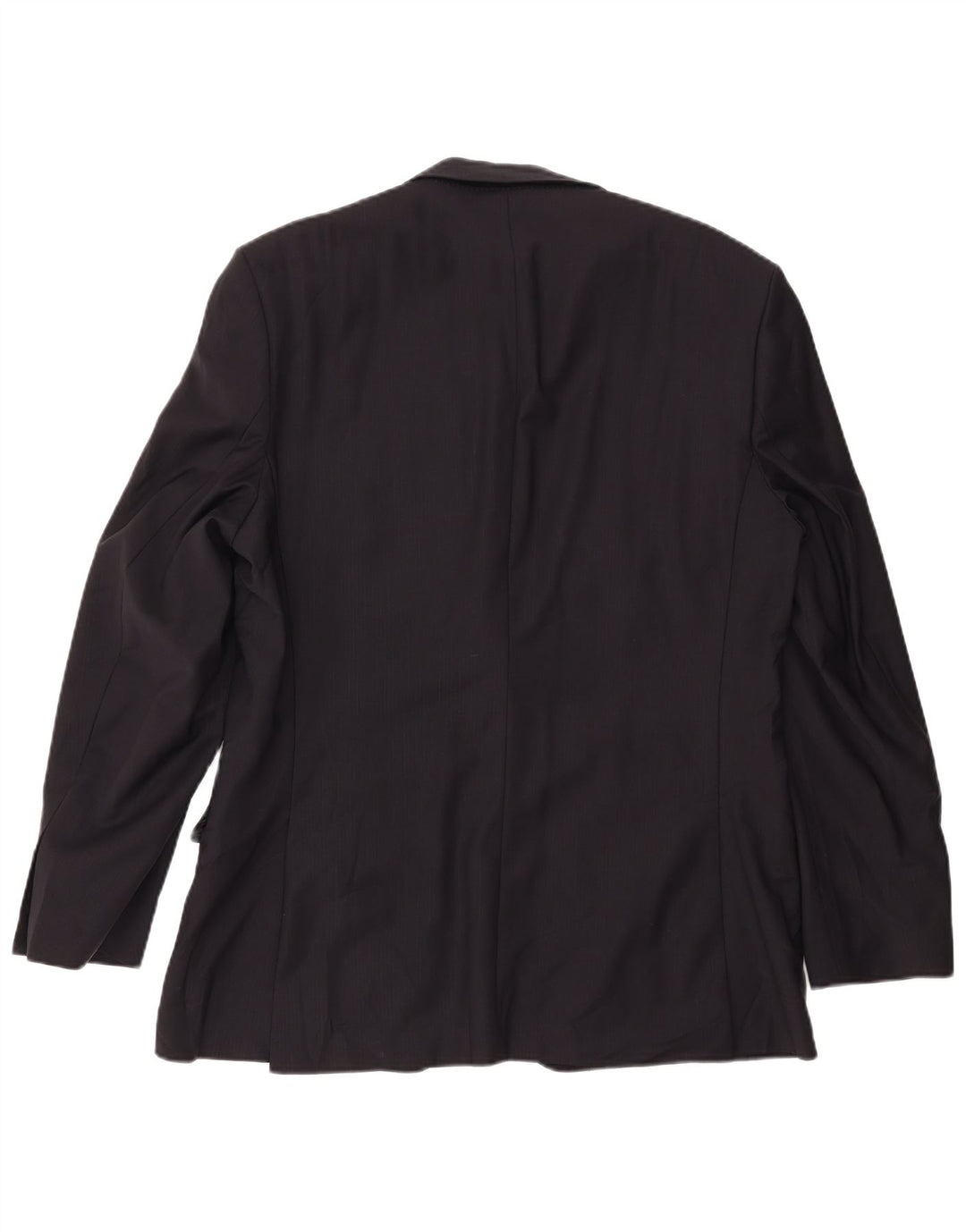 ZARA Mens 2 Button Blazer Jacket EU 54 XL Navy Blue Wool