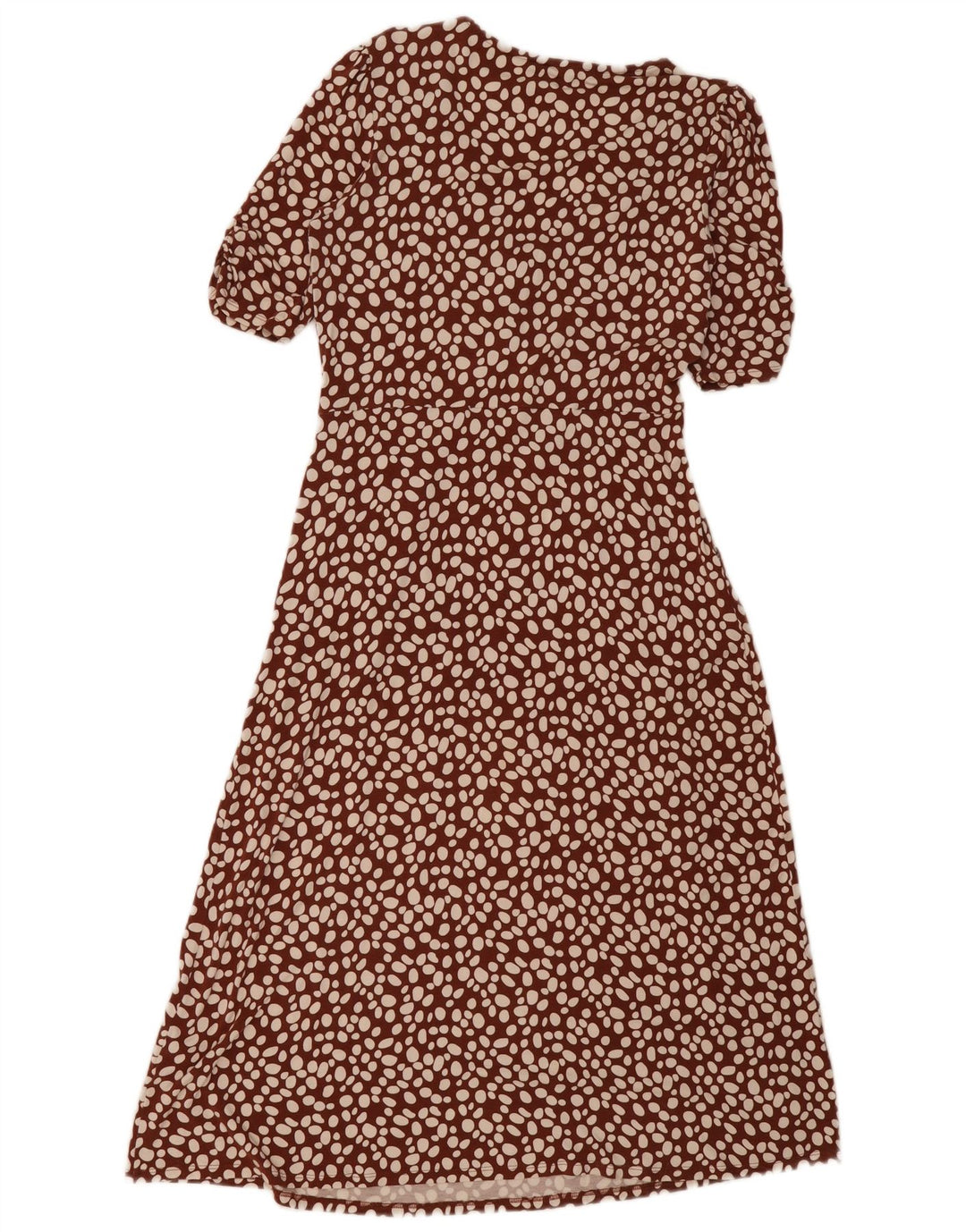 Boden Womens Maxi Dress UK 12 Medium Brown Spotted