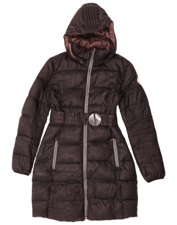 Colmar Womens Hooded Padded Coat UK 14 Medium Black
