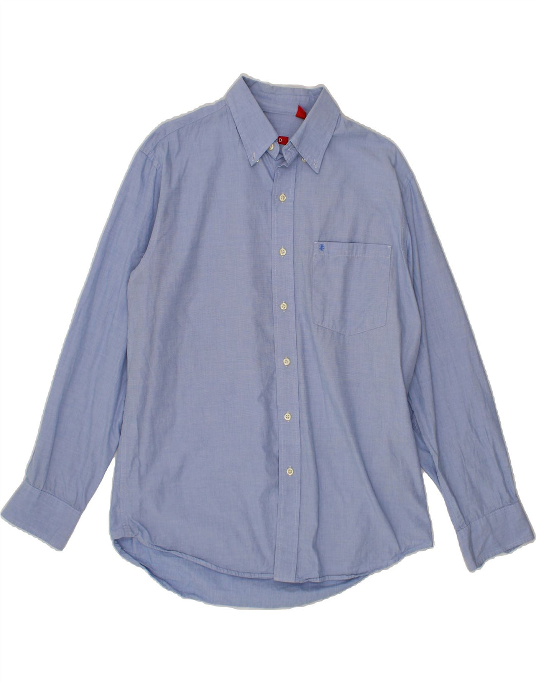 IZOD Mens Shirt Medium Blue Cotton Vintage Izod and Second-Hand Izod from Messina Hembry 