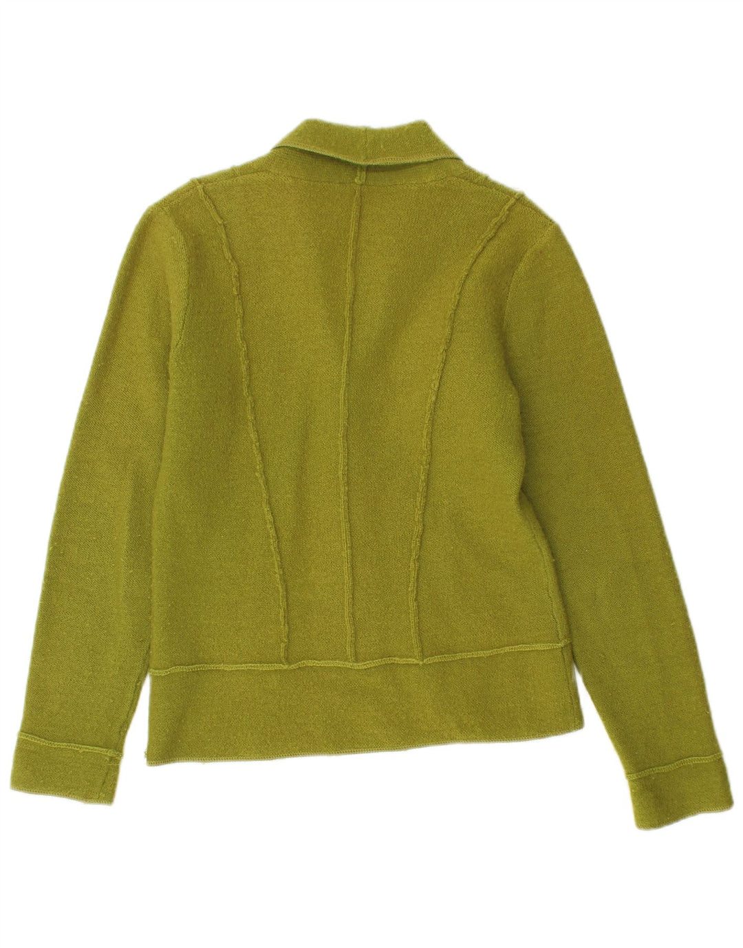 Hobbs Womens 4 Button Blazer Jacket UK 10 Small Green Merino Wool