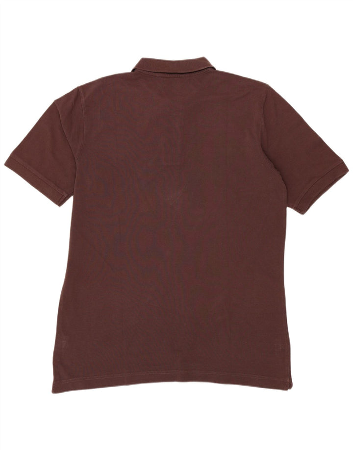 KAPPA Mens Polo Shirt Medium Brown Cotton