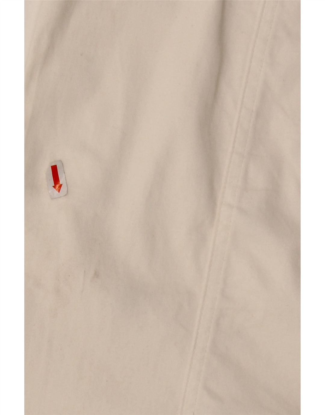 MOSCHINO Womens High Waist A-Line Skirt UK 14 W30 L23 White Cotton