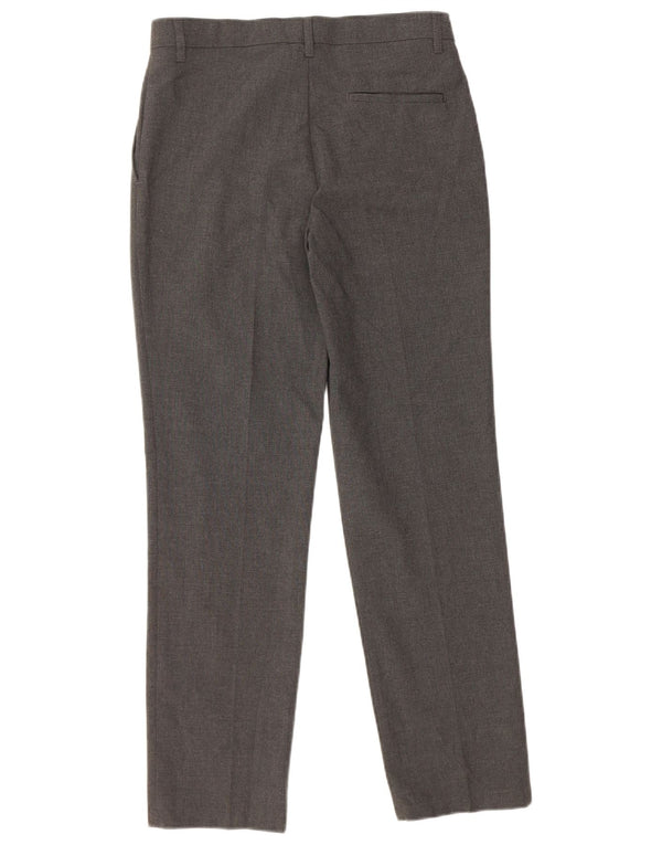 MARKS & SPENCER Boys Straight Suit Trousers 12-13 Years W28 L27 Grey