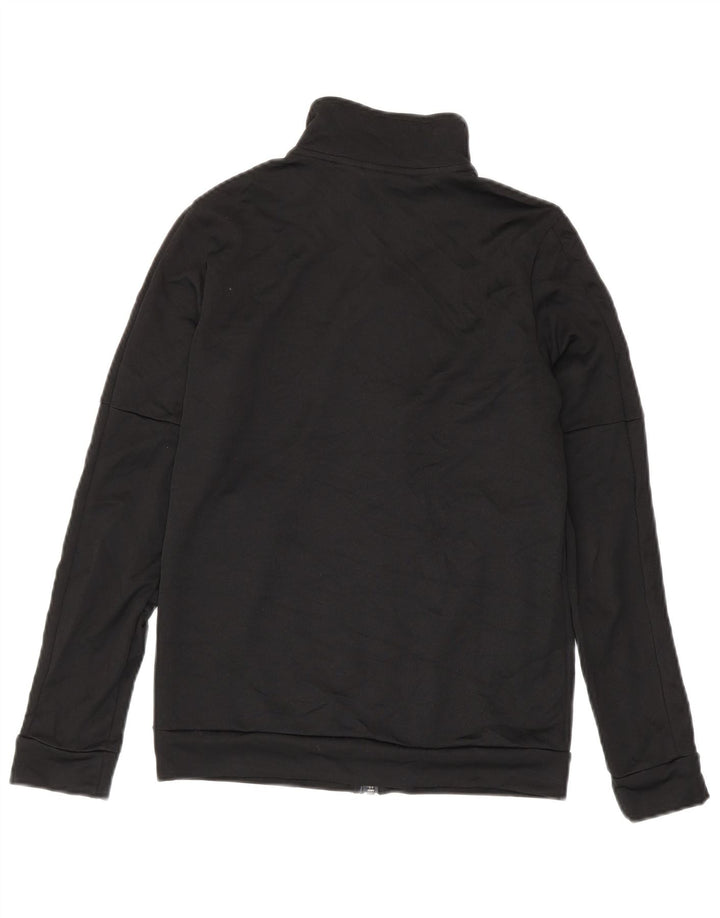 Adidas Womens Tracksuit Top Jacket UK 8/10 Small Black Polyester