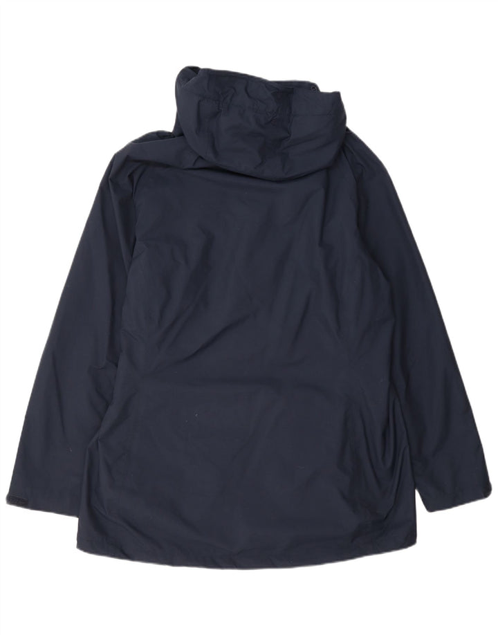 Sprayway Womens Hooded Rain Jacket UK 16 Large Navy Blue Polyamide