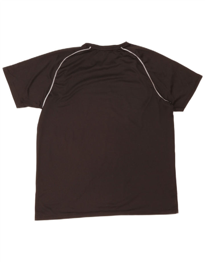Mountain Warehouse Mens IsoCool T-Shirt Top Large Black Polyester