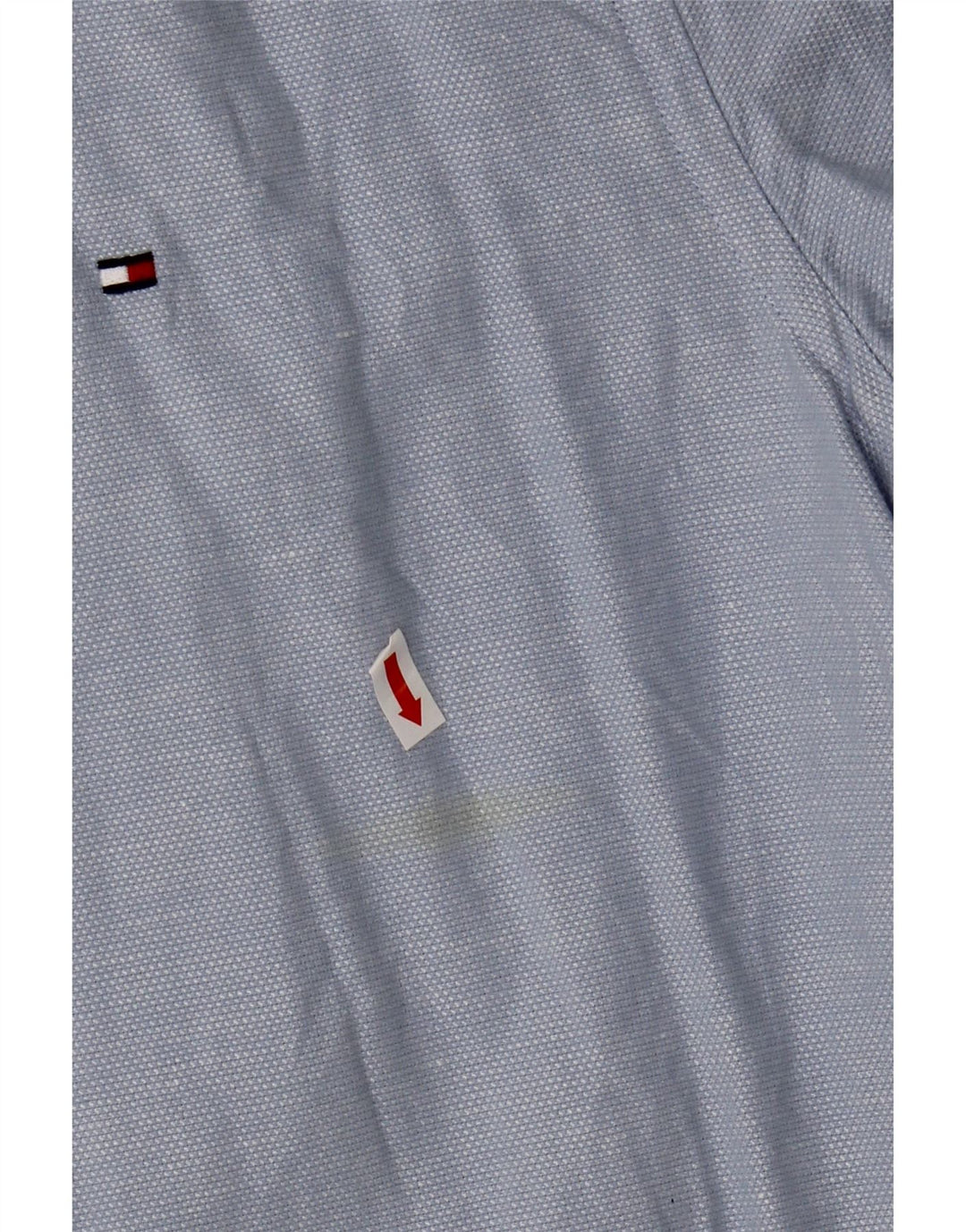 TOMMY HILFIGER Mens Short Sleeve Shirt XL Blue Cotton