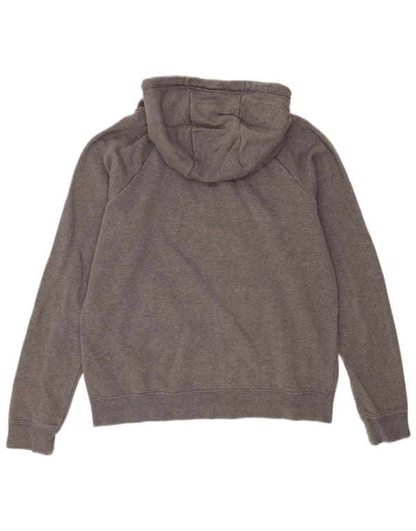 Nike Mens Zip Hoodie Sweater Small Grey Cotton