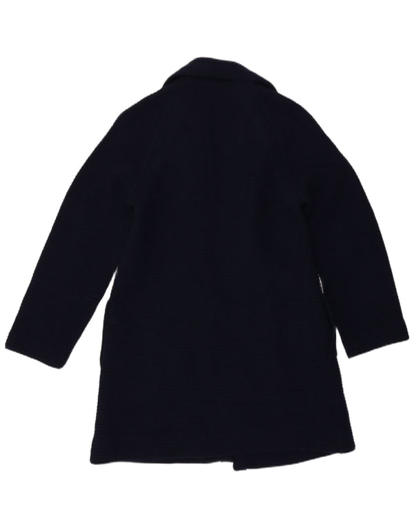Gibi Womens Longline Open Cardigan Sweater IT 42 Medium Navy Blue