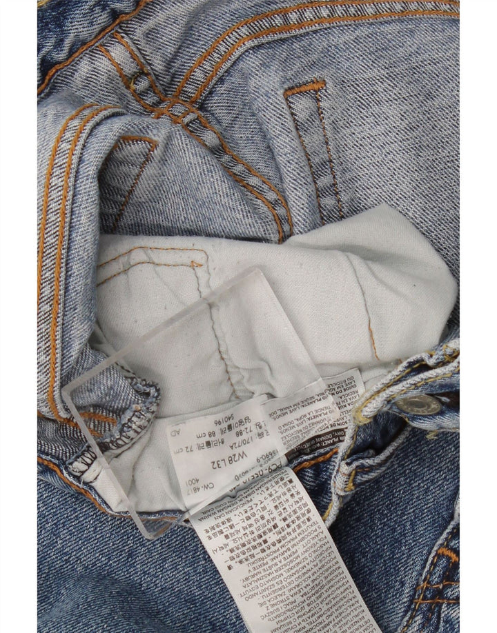 Levi's Mens 510 Skinny Jeans W28 L32 Blue Cotton