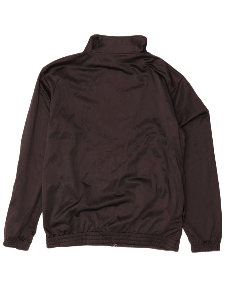 LOTTO Mens Tracksuit Top Jacket Large Black Polyester