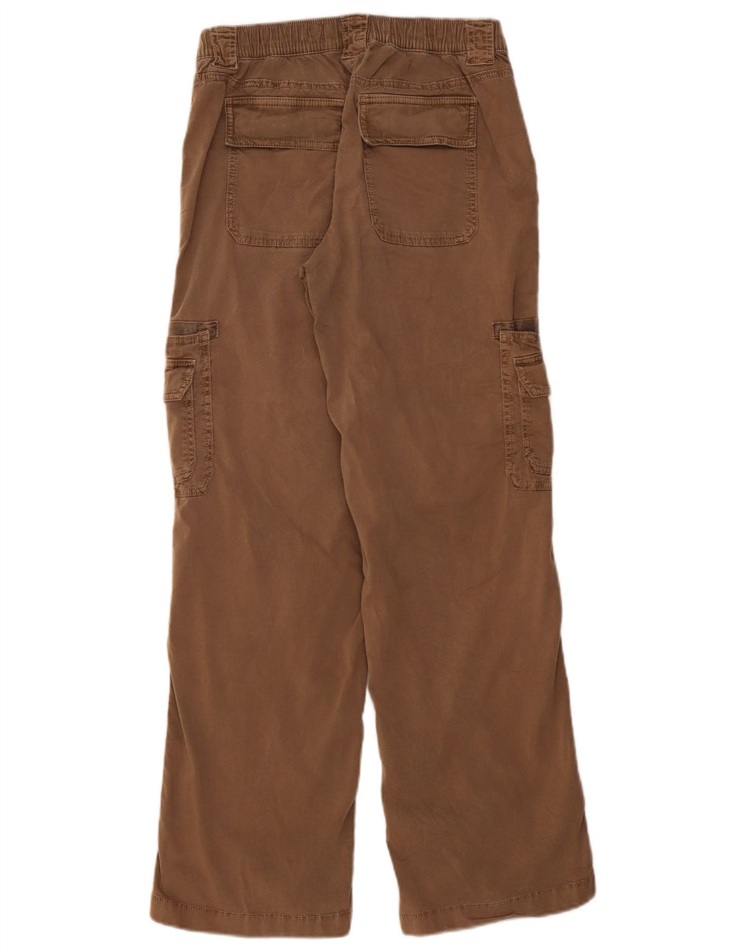HOLLISTER Womens Baggy Low Waist Cargo Trousers Small W26 L31 Brown