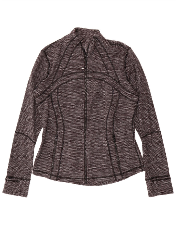 LULULEMON Womens Tracksuit Top Jacket US 10 Large Grey