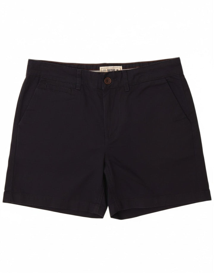 FAT FACE Womens Chino Shorts UK 8 Small W30  Navy Blue Cotton