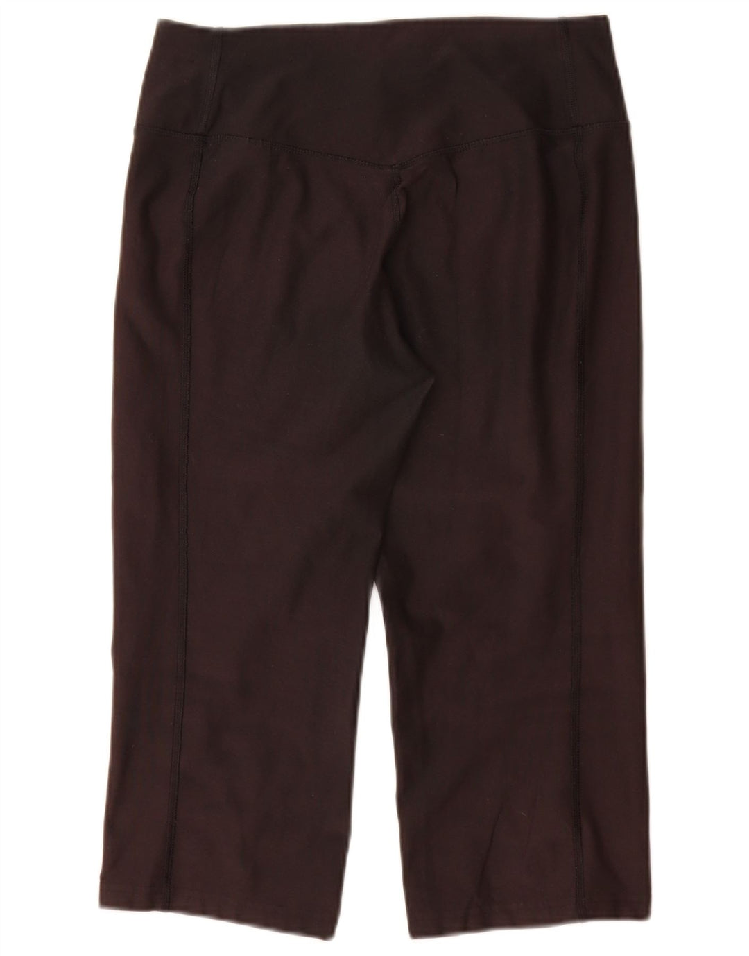 Nike Womens Dri Fit Capri Leggings UK 12 Medium  Black Polyester