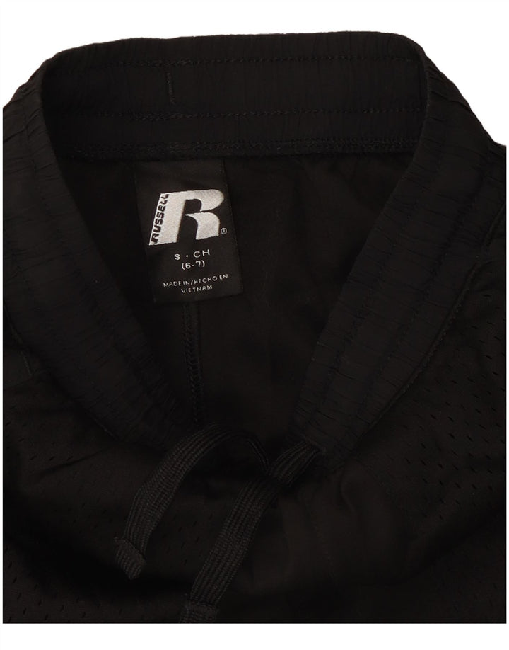 Russell Athletic Boys Sport Shorts 6-7 Years Small Black
