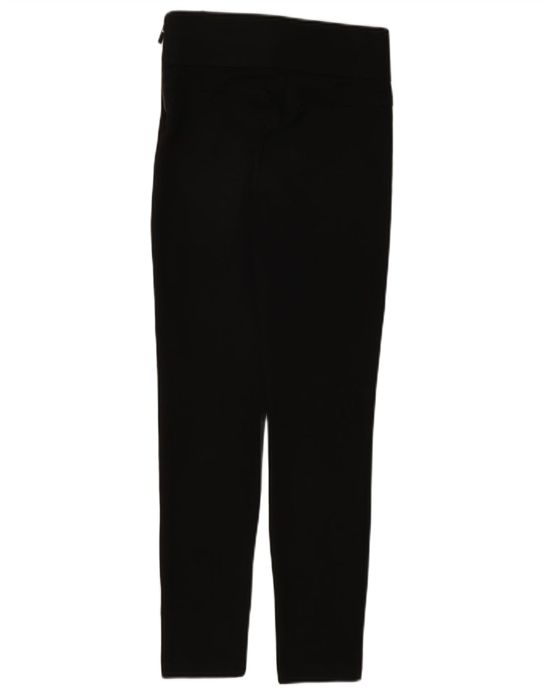 ZARA Womens Slim Chino Trousers Small W26 L27 Black