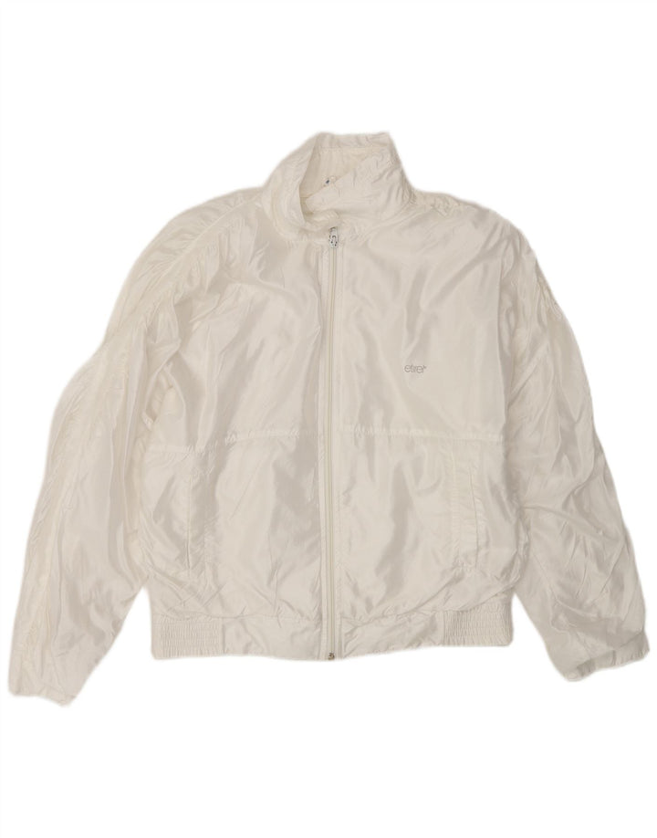 ETIREL Womens Oversized Tracksuit Top Jacket IT 42 Medium White