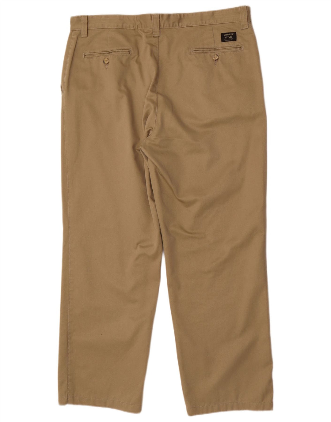 Lee Mens Straight Chino Trousers W40 L30 Brown